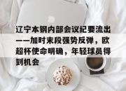 kaiyun-辽宁本钢内部会议纪要流出——加时末段强势反弹，欧超杯使命明确，年轻球员得到机会的简单介绍-kaiyun